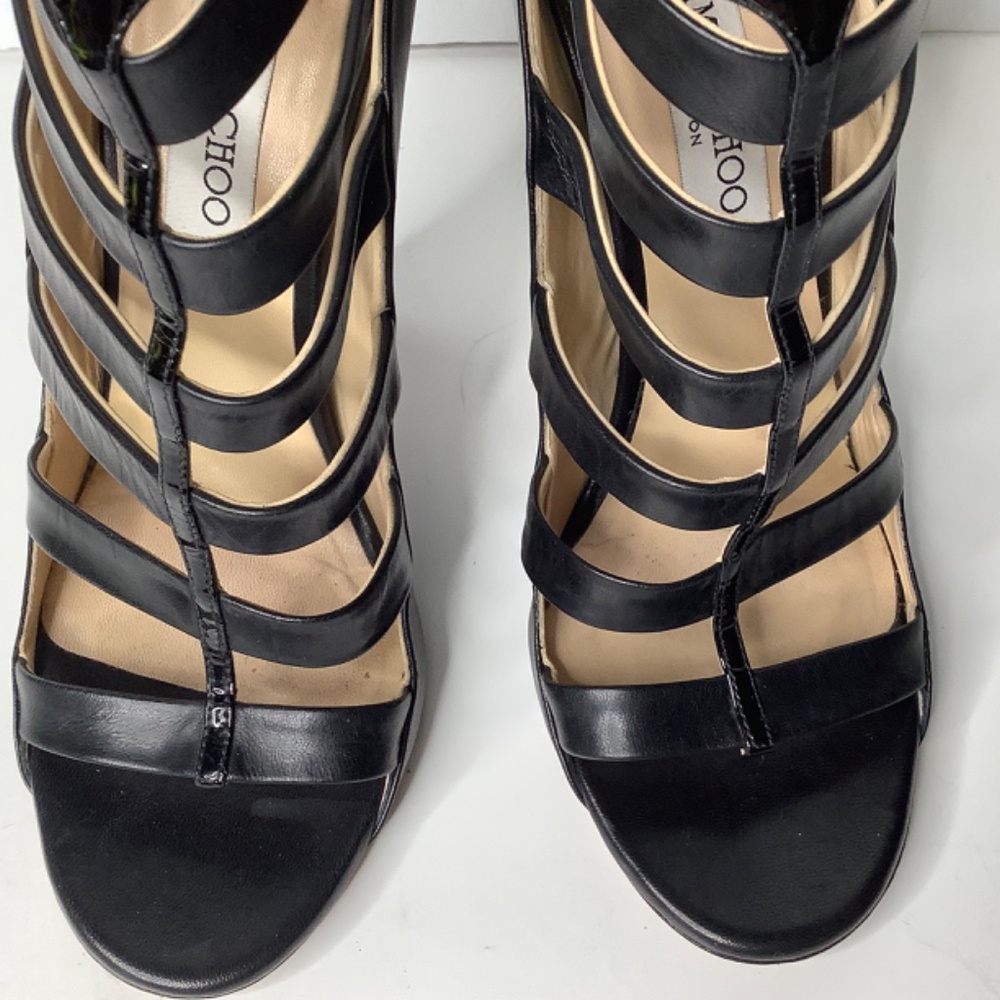 Jimmy Choo "Fathom" Caged Heel Sandals size 39 - Picture 7 of 16